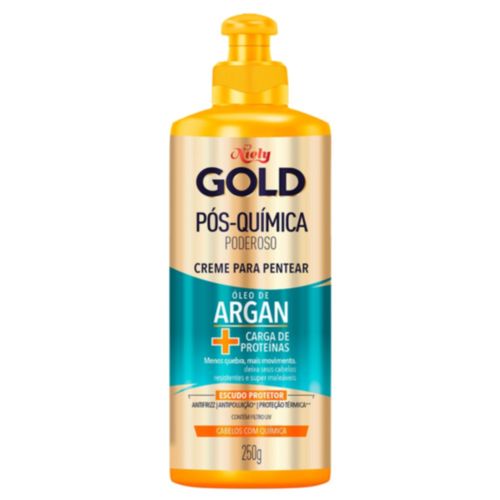 Niely Creme de Pentear Gold Pós Química Poderoso 250g Niely Creme de Pentear Gold Pós Química Poderoso 250g