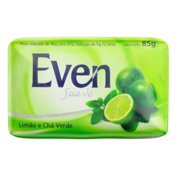 Sabonete Even Suave 85g Limão e Chá Verde