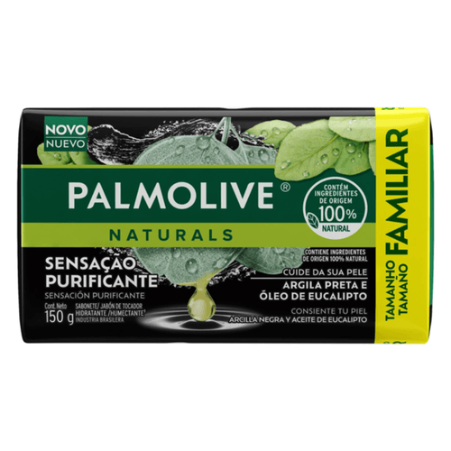 Sabonete em Barra Palmolive 150g Argila e Eucalipto