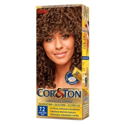 Niely Coloração Cor&Ton 7.2 Louro Médio Matte 50g Niely Coloração Cor&Ton 7.2 Louro Médio Matte 50g