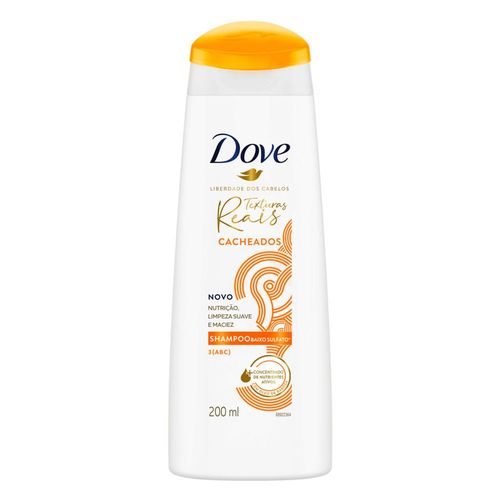 Shampoo Dove Texturas Reais Cachos 200ml