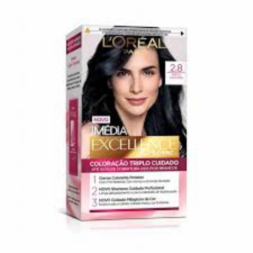 Loreal Tintura Imédia Excellence 2.8 Preto Perolado Loreal Tintura Imédia Excellence 2.8 Preto Perolado