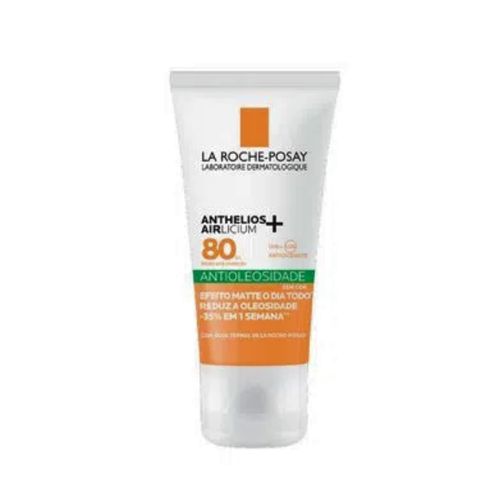 Kit com 3 Unidades de Protetor Solar Facial La Roche-Posay Anthelios Airlicium Antioleosidade FPS 80 40G