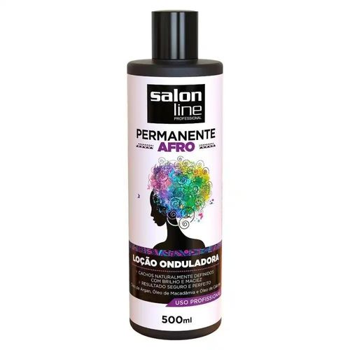 Loção Salon Line Onduladora Permanente Afro 500ml Loção Salon Line Onduladora Permanente Afro 500ml