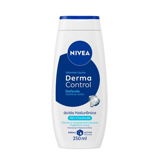 Kit com 3 Unidades de Sabonete Líquido Nivea Derma Control Defende 250ml