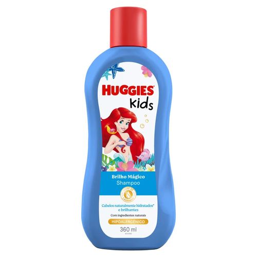 Kit com 3 Unidades de Shampoo Huggies Kids Brilho Mágico Frasco 360ml Kit com 3 Unidades de Shampoo Huggies Kids Brilho Mágico Frasco 360ml