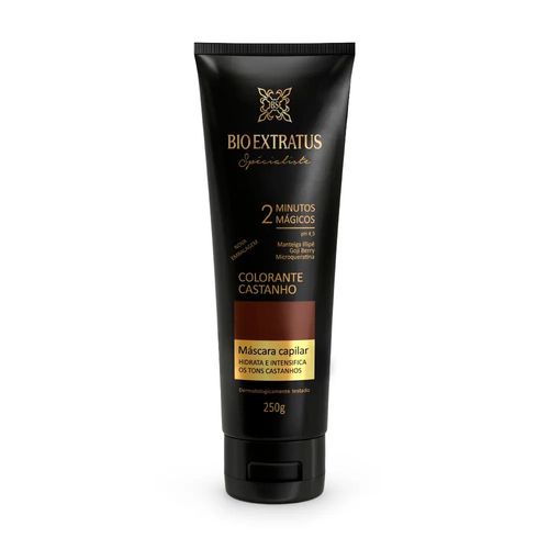 Máscara Colorante Castanho Bio Extratus 250g