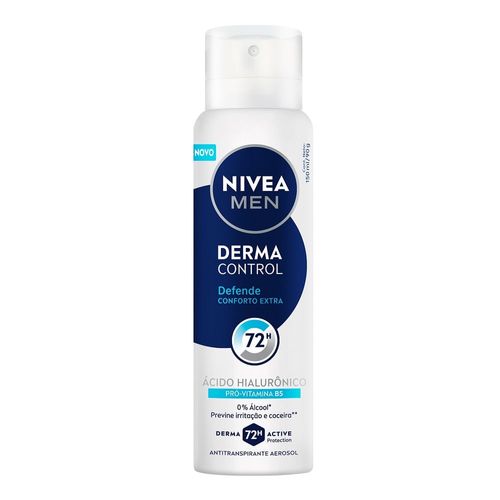 Kit com 3 Unidades de Nivea Men Desodorante Aerossol Derma Control Defende 150ml