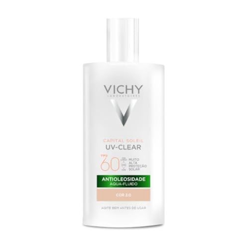 Kit com 3 Unidades de Vichy Capital Soleil Uv-Clear Protetor Solar 2.0 FPS60 40g Kit com 3 Unidades de Vichy Capital Soleil Uv-Clear Protetor Solar 2.0 FPS60 40g