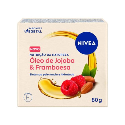 Kit com 3 Unidades de Sabonete em Barra Nivea Nutrição da Natureza Óleo de Jojoba & Framboesa 80g Kit com 3 Unidades de Sabonete em Barra Nivea Nutrição da Natureza Óleo de Jojoba & Framboesa 80g