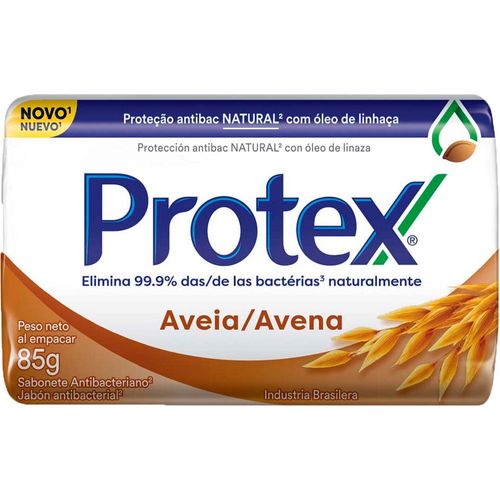 Kit com 2 Unidades de Sabonete em Barra Protex Aveia 85g