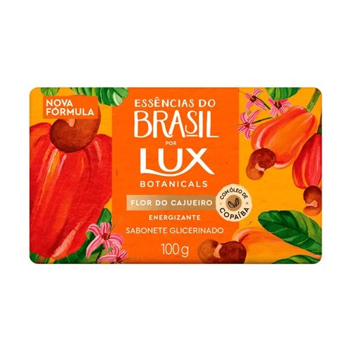 Kit com 3 Unidades de Sabonete Lux Flor Cajueiro Essências Do Brasil 100g