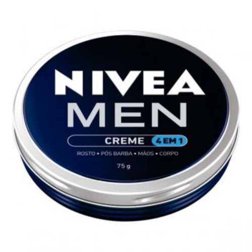 Kit com 3 Unidades de Nivea Cuidados Masculinos Cuidado Facial Nivea Men Creme 75 Ml Kit com 3 Unidades de Nivea Cuidados Masculinos Cuidado Facial Nivea Men Creme 75 Ml