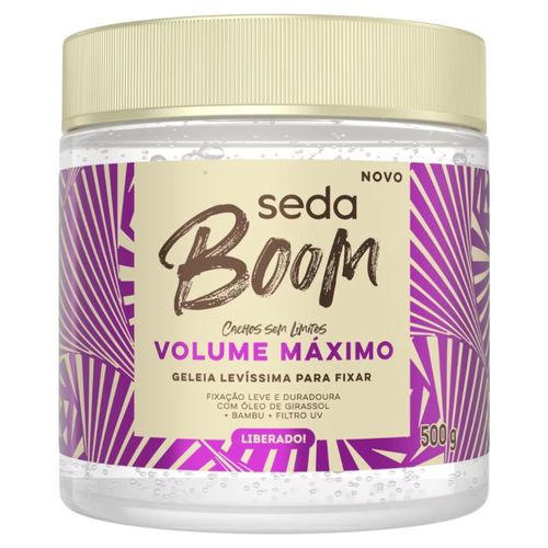 Kit com 3 Unidades de Geleia Boom Volume Máximo Seda 500g Kit com 3 Unidades de Geleia Boom Volume Máximo Seda 500g