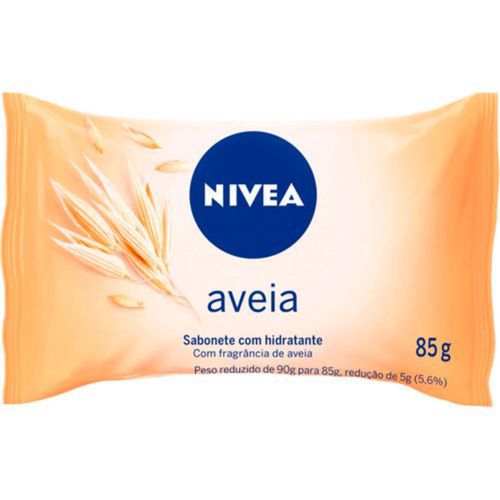 Kit com 3 Unidades de Sabonete Barra Nivea Aveia 85g