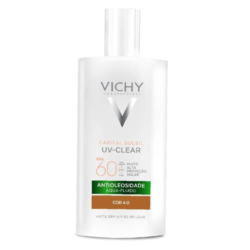 Kit com 3 Unidades de Protetor Solar Facial Vichy Capital Soleil UV-CLEAR FPS60 Cor 4.0 40g