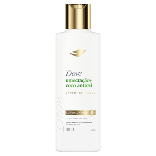 Kit com 3 Unidades de Condicionador Dove Umectação + Coco Antioxi Frasco 190ml