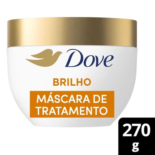 Kit com 2 Unidades de Máscara de Tratamento Dove 10 em 1 Brilho 270g