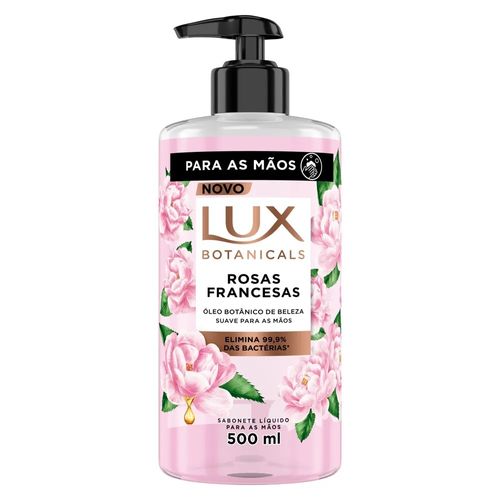 Kit com 3 Unidades de Lux Botanicals Flor De Cerejeira Sabonete Líquido 500ml
