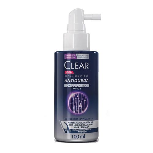 Kit com 3 Unidades de Clear Tônico Capilar Antiqueda Men Derma Solutions Spray 100Ml Kit com 3 Unidades de Clear Tônico Capilar Antiqueda Men Derma Solutions Spray 100Ml