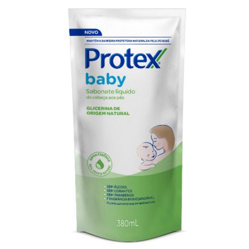 Kit com 3 Unidades de Sabonete Líquido Infantil Protex 380ml