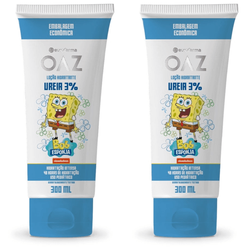 Kit com 2 Unidades de Hidratante Infantil Ureia 3% Oaz 300ml