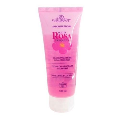 Sabonete Facial Rosa Mosqueta Ph0175 PhálleBeauty Sabonete Facial Rosa Mosqueta Ph0175 PhálleBeauty
