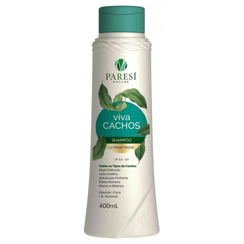 Shampoo Ultra Nutrição Viva Cachos 400ML Paresí Nature Shampoo Ultra Nutrição Viva Cachos 400ML Paresí Nature