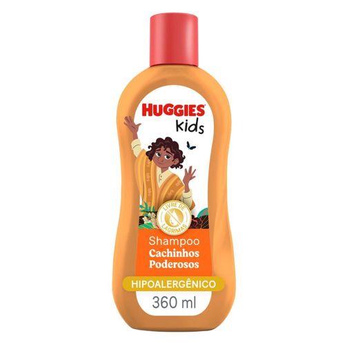 Kit com 3 Unidades de Huggies Shampoo Kids Cachinhos Poderosos 360ml