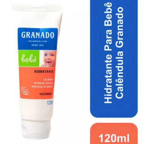 Kit com 3 Unidades de Granado Hidratante Bebê Calêndula 120ml Kit com 3 Unidades de Granado Hidratante Bebê Calêndula 120ml