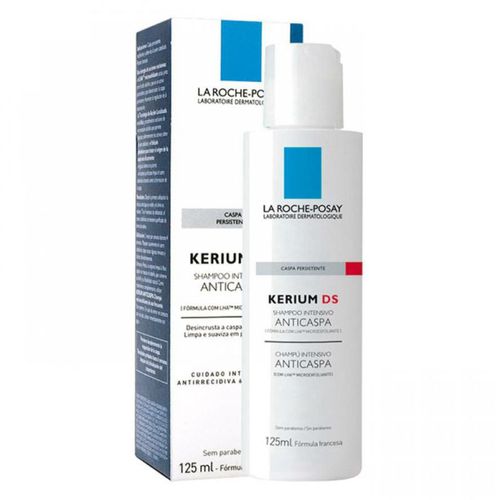Kit com 3 Unidades de Shampoo Anticaspa La Roche-Posay Kerium Ds Intensivo 125ml Kit com 3 Unidades de Shampoo Anticaspa La Roche-Posay Kerium Ds Intensivo 125ml