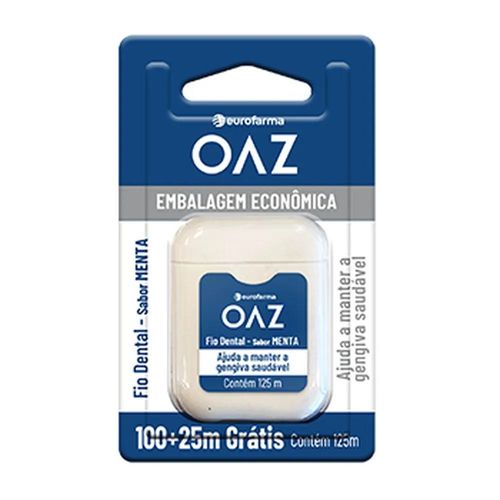 Kit com 3 Unidades de Oaz Fio Dental Menta 125m