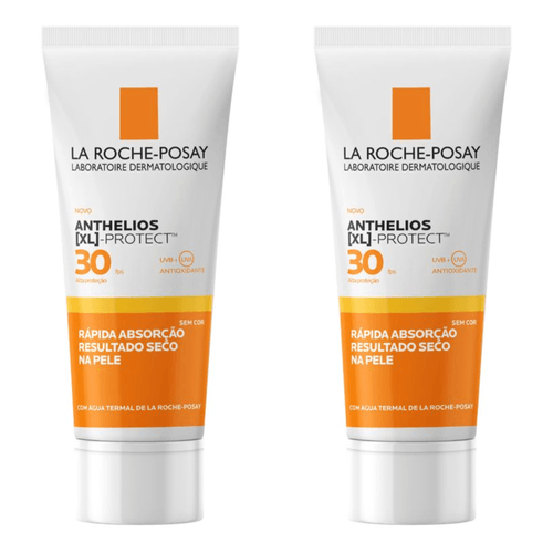 Kit com 2 Unidades de Protetor Solar Facial Anthelios XL Protect FPS30 40g La Roche - Posay