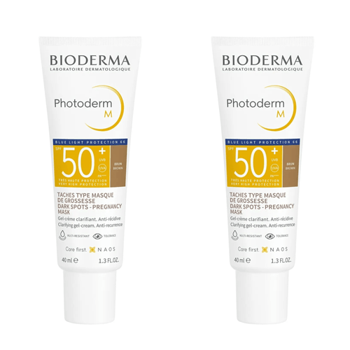 Kit com 2 Unidades de Photoderm M Bioderma Protetor Solar 40ml FPS50 Brun