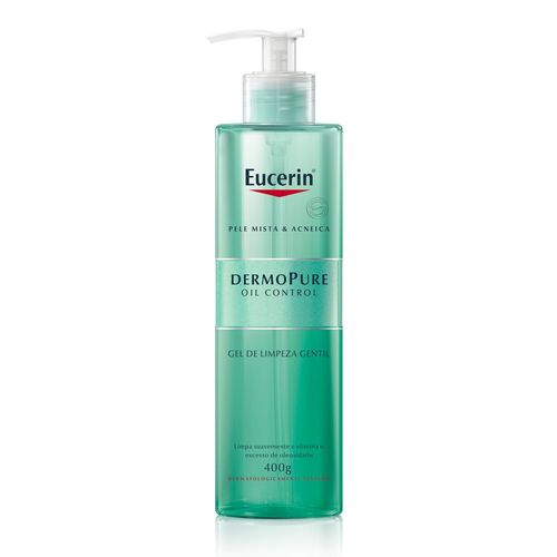 Kit com 3 Unidades de Eucerin DermoPure Oil Control Gel de Limpeza Gentil 400g Kit com 3 Unidades de Eucerin DermoPure Oil Control Gel de Limpeza Gentil 400g