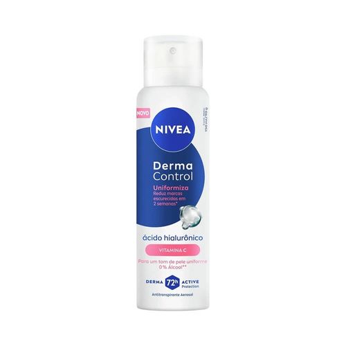 Kit com 3 Unidades de NIVEA Desodorante Aerossol Derma Control Uniformiza 150ml