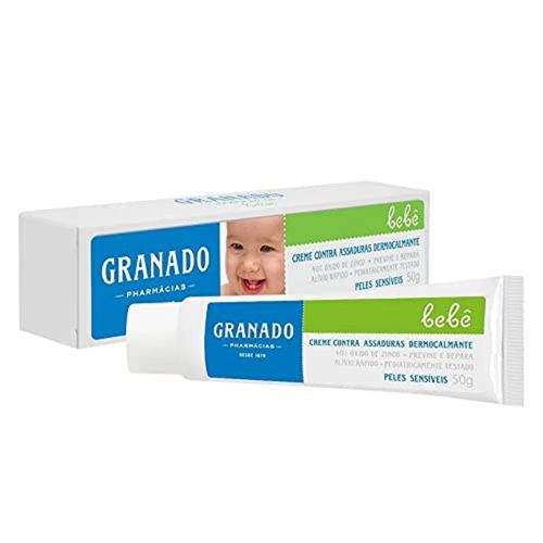 Kit com 3 Unidades de Creme Contra Assaduras Dermocalmante 50g Granado Kit com 3 Unidades de Creme Contra Assaduras Dermocalmante 50g Granado