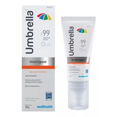 Kit com 2 Unidades de Protetor Solar Facial FPS 99 Umbrella 50g Kit com 2 Unidades de Protetor Solar Facial FPS 99 Umbrella 50g