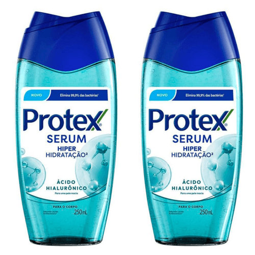 Kit com 2 Unidades de Sabonete Líquido Protex Sérum Hialurônico 250ml