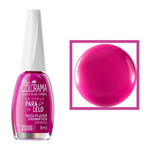 Esmalte Colorama Cremoso Rosa Player Enigmatico