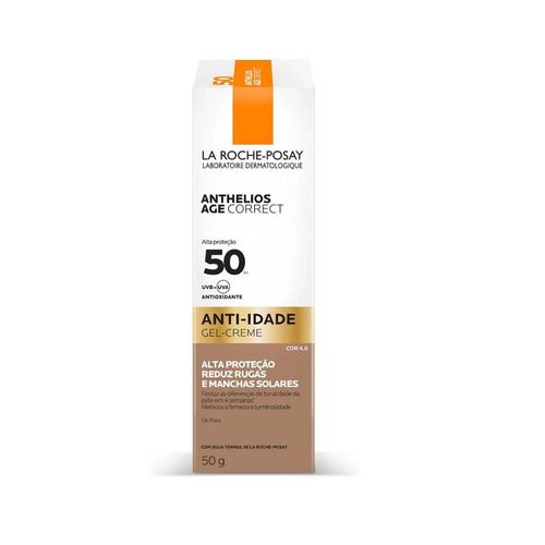 Kit com 3 Unidades de Protetor Solar Facial La Roche-posay Anthelios Age Correct Anti-idade 4.0 Fps50 50g Kit com 3 Unidades de Protetor Solar Facial La Roche-posay Anthelios Age Correct Anti-idade 4.0 Fps50 50g