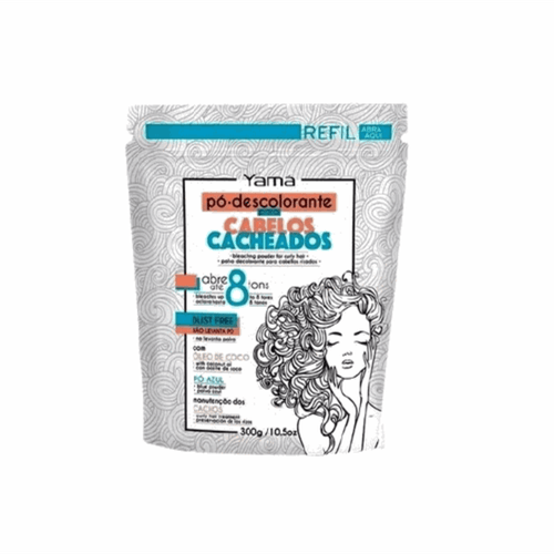 Descolorante Pó Yamá Cabelos Cacheados 300g