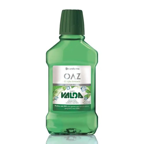 Kit com 3 Unidades de Enxaguante Bucal Oaz 250ml Valda Kit com 3 Unidades de Enxaguante Bucal Oaz 250ml Valda