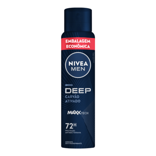 Kit com 3 Unidades de Desodorante Nivea Aerosol Anti-transpirante Deep 200ml