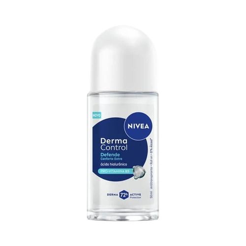 Kit com 3 Unidades de Desodorante Roll-On Nivea 50ml Feminino Defend Kit com 3 Unidades de Desodorante Roll-On Nivea 50ml Feminino Defend