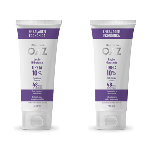 Kit com 2 Unidades de Loção Hidratante Eurofarma Oaz Creme De Ureia 10% 150Ml Kit com 2 Unidades de Loção Hidratante Eurofarma Oaz Creme De Ureia 10% 150Ml