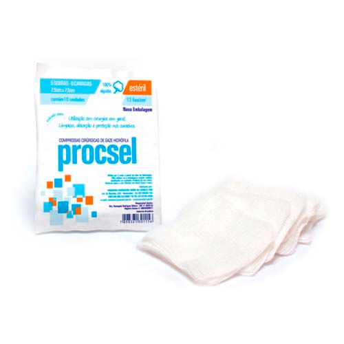 Compressa-de-Gaze-Cirurgica-Procsel-7-5x7-5cm-10-Unidades-Pacheco-475343 Compressa-de-Gaze-Cirurgica-Procsel-7-5x7-5cm-10-Unidades-Pacheco-475343