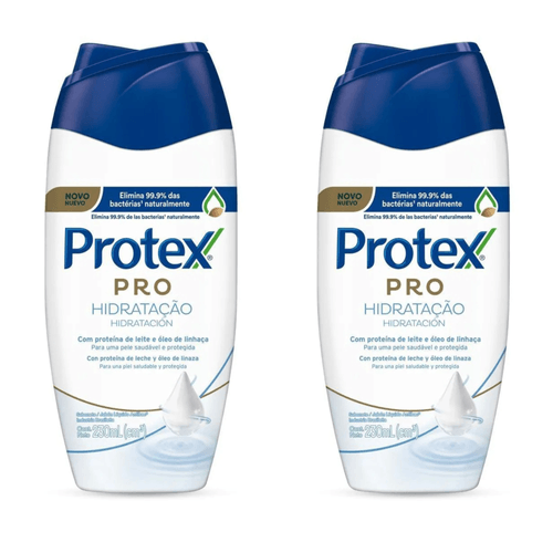 Kit com 2 Unidades de Sabonete Líquido Protex Pro Hidratação 230ml Kit com 2 Unidades de Sabonete Líquido Protex Pro Hidratação 230ml