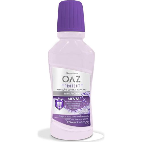 Enxaguante Bucal OAZ Menta Contra Manchas 250ml Enxaguante Bucal OAZ Menta Contra Manchas 250ml