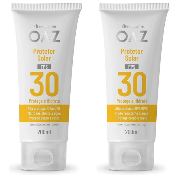 Kit com 2 Unidades de Oaz Protetor Solar 30 FPS 200ml